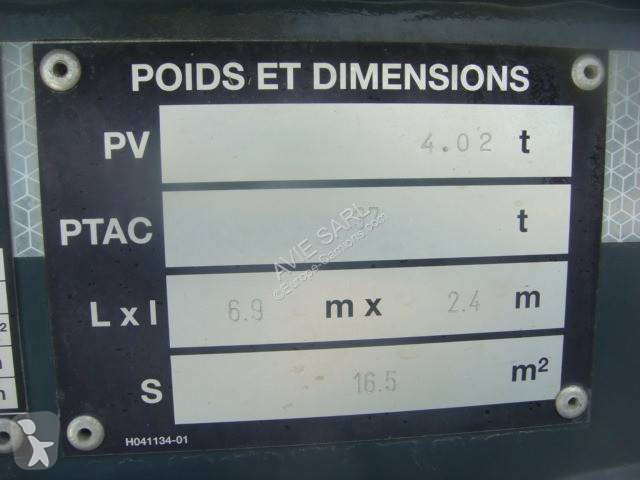 Semitrailer Fruehauf PORTE CONTAINER 20 PIEDS...
