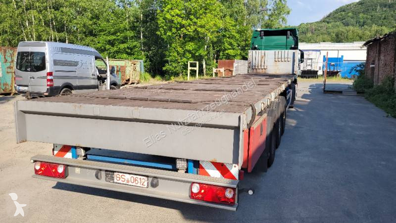 Sættevogn Schmidt Plateau mit Lift und...
