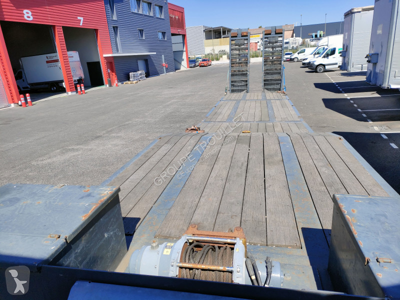 نصف مقطورة Trouillet 38 TONNES PORTE-ENGINS