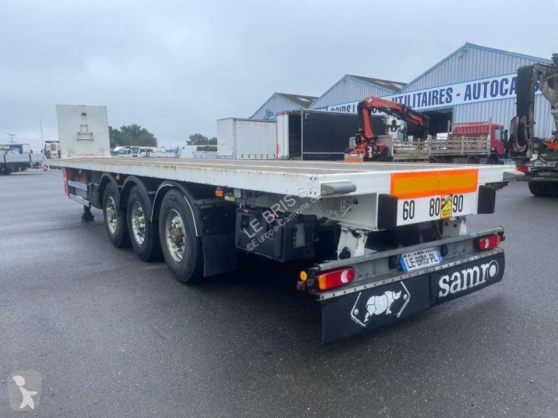 Semi remorque Samro PLATEAU 3 essieux ST39MH