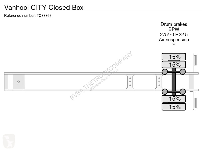 Oplegger Van Hool CITY