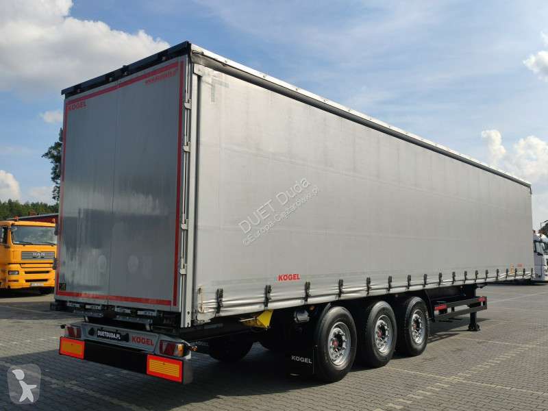 Semitrailer Kögel Coil mulda 3 Osie SAF Dach i...
