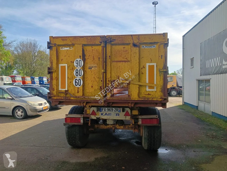 Sættevogn Kaiser 2 Axle Steel Tipper , Spring...