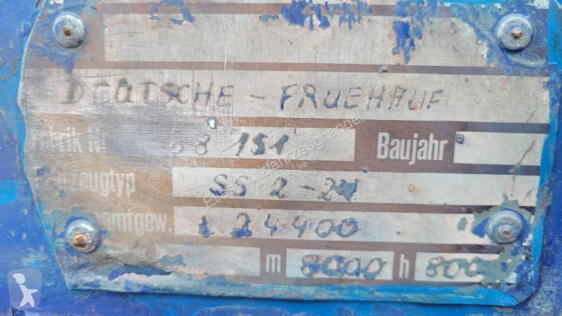 Oplegger Fruehauf 20 ft Containerchasis...