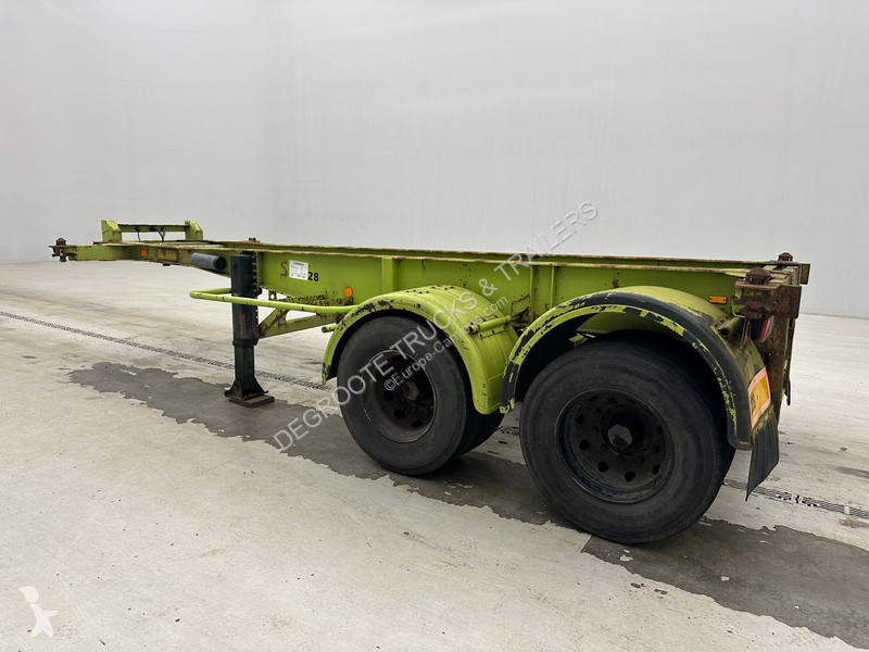 Semitrailer Pacton Skelet 20 ft