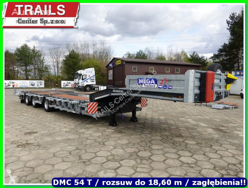 Sættevogn Mega Extandable Low-loader 18.60 m 2...