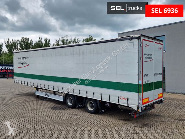 Semitrailer Fliegl SZS01 / Hubdach / Jumbo