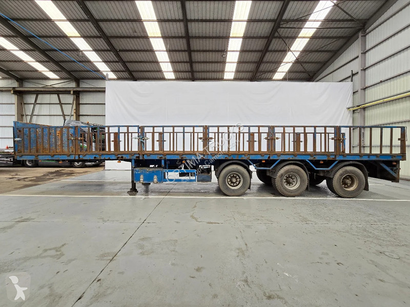 Semitrailer Pacton TPD 342 / 2x STUURAS
