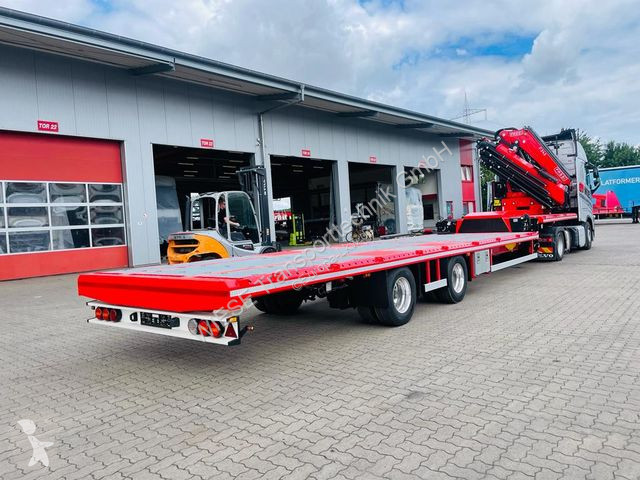 Oplegger Wiese Wiese Stufensattel Tieflader mit...