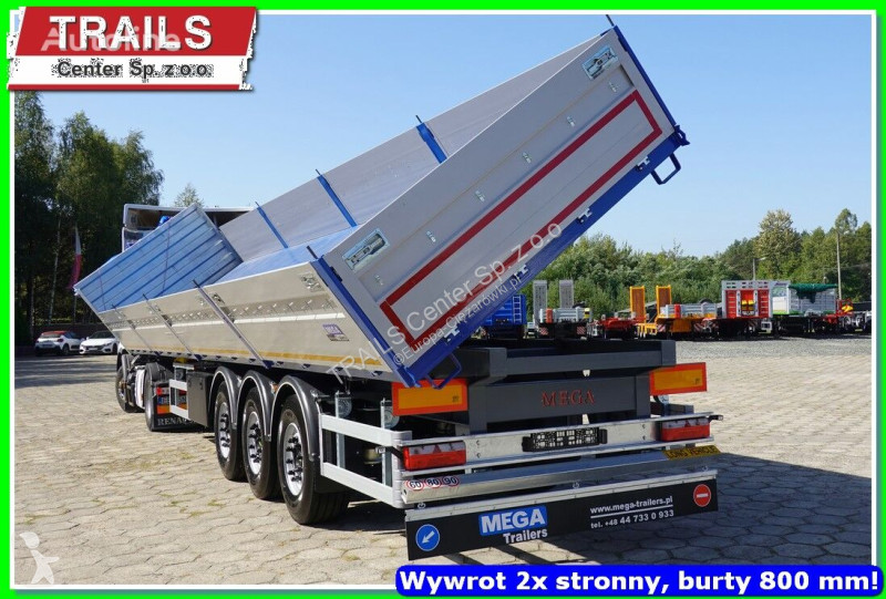 Semiremorca Mega 29 m³ / 12.600 m. 2 x side...
