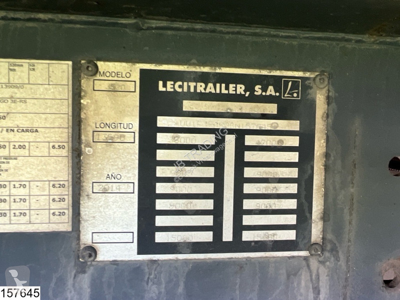 Semirimorchio Lecitrailer Koel vries Carrier...