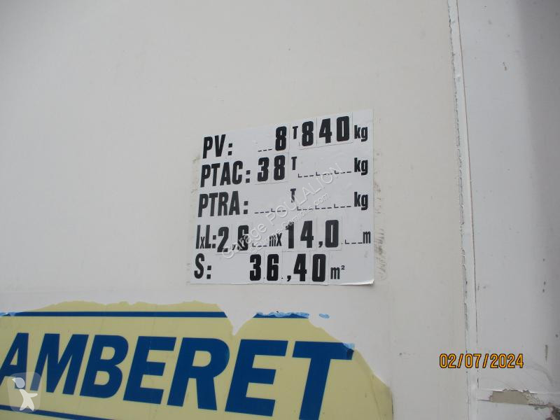Semitrailer Lamberet group CARRIER FG TD