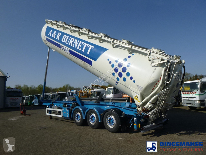 Semi reboque Feldbinder Powder tank alu 60 m3 /...