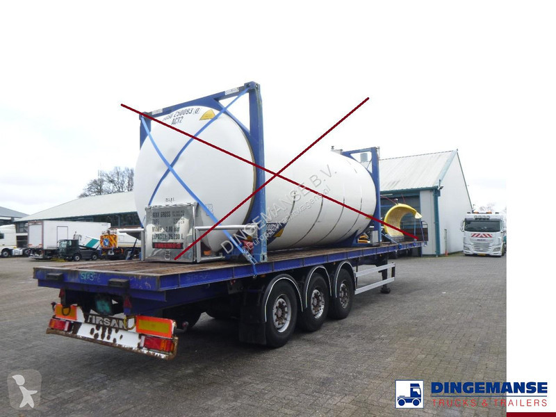 نصف مقطورة Tirsan 3 axle Platform trailer