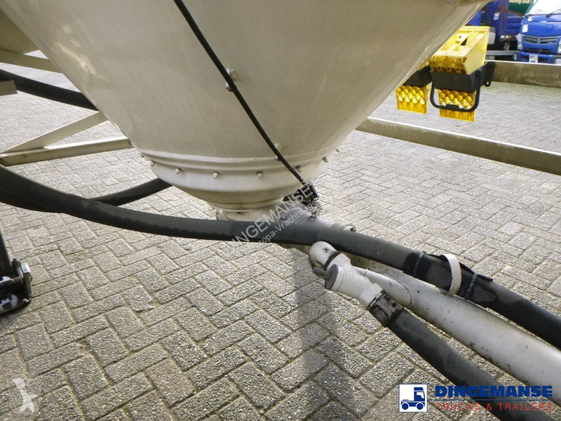 Semi reboque Feldbinder Powder tank alu 36 m3 /...
