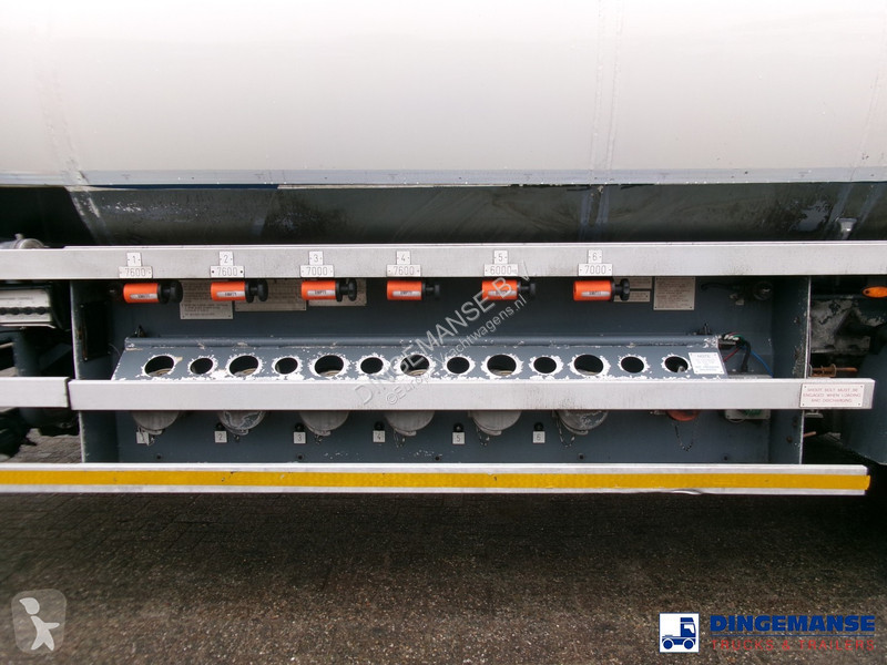 Semi reboque  Fuel tank alu 42.8 m3 / 6 comp +...