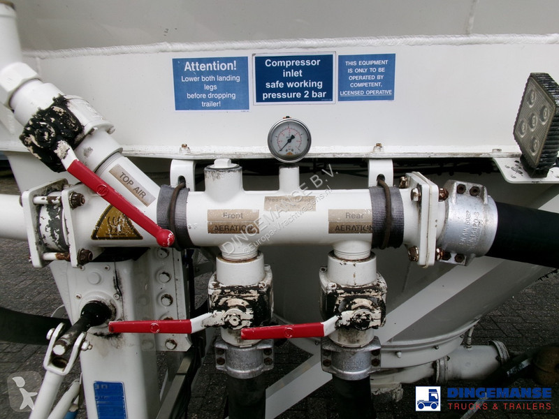 Semi reboque Feldbinder Powder tank alu 36 m3 /...