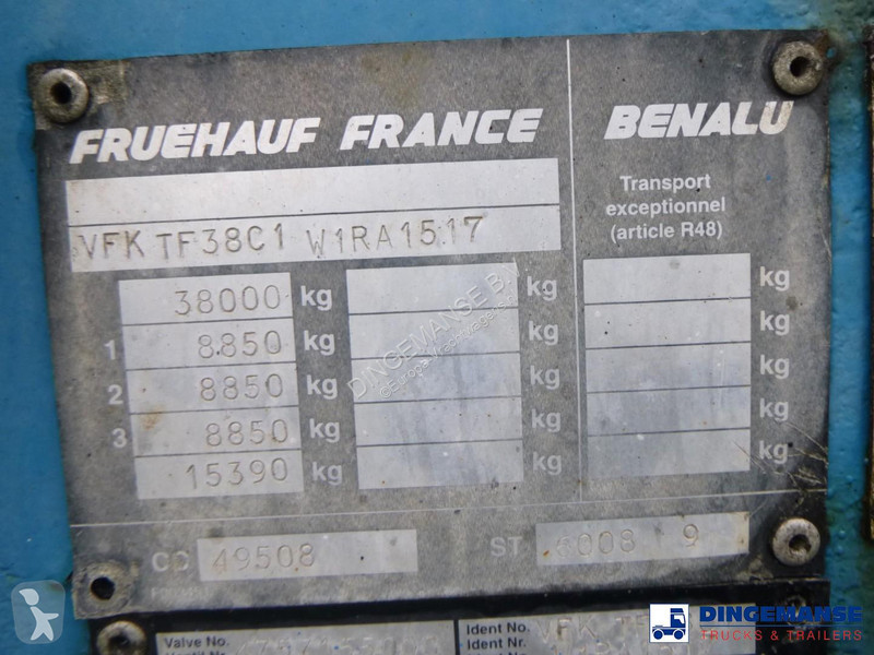 نصف مقطورة Fruehauf 3-axle container chassis...
