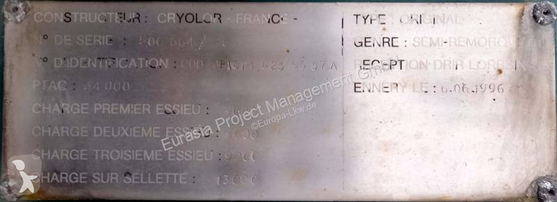 Semiremorca cryolor CRYOLOR gas tank semi...