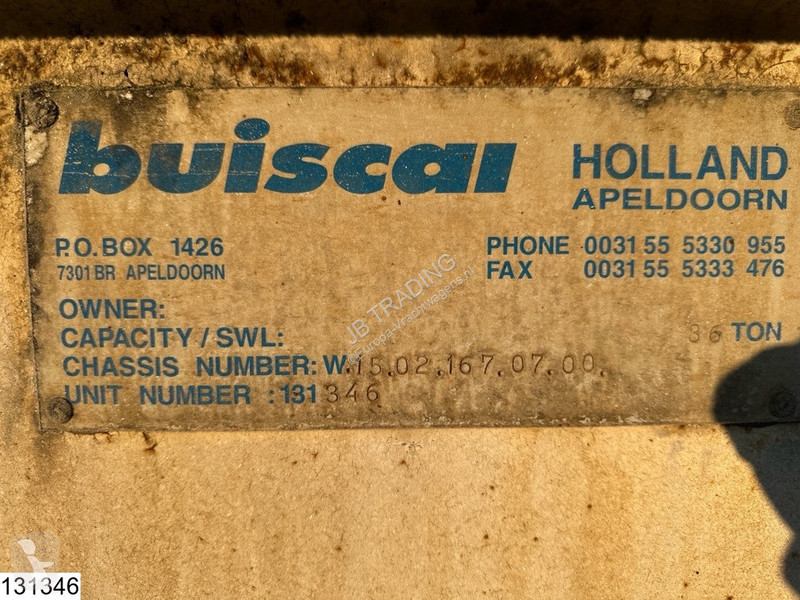 Semirimorchio  HD36 10ft, 20ft, 30ft, 36.000KG