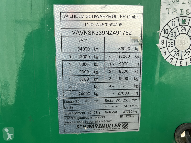 Semitrailer Schwarzmüller K-Serie Kippauflieger...