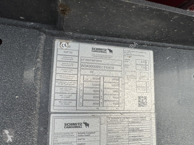 Semiremorca Schmitz Cargobull SKI 24 SL 7.2 SKI...