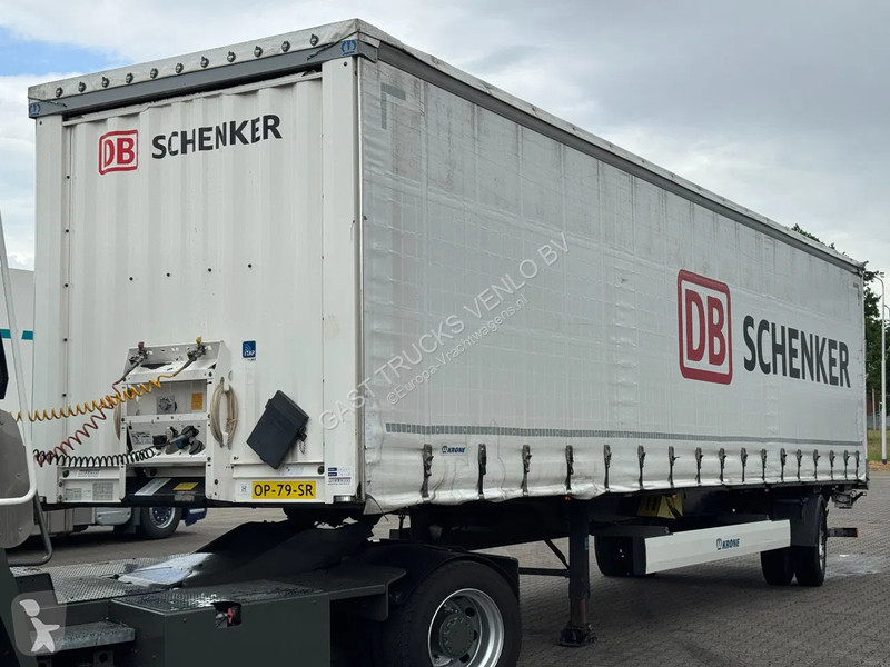 Semitrailer Krone City trailer met schuifzeilen...