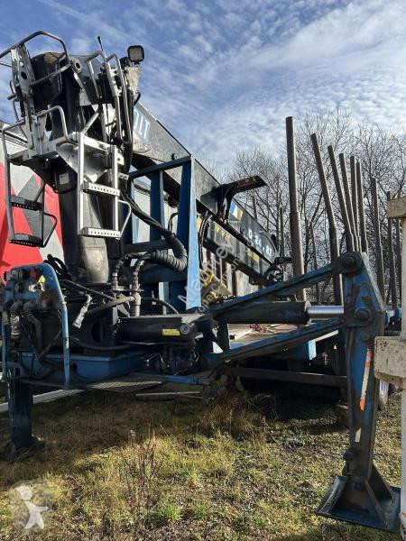 Semitrailer Diebolt  grue avec grappin rotatif