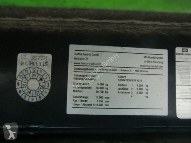 Semiremorca Kempf SKM 39 Alu-Kastenmulde 55m³...