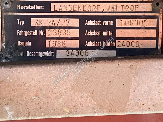 Semiremorca Langendorf SK 24/27 | Stahl...