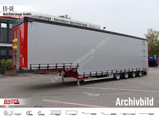 Semiremorca ES-GE 4-Achs-Satteltieflader mit...