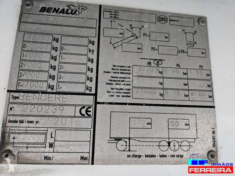 Semi reboque Benalu Bencere