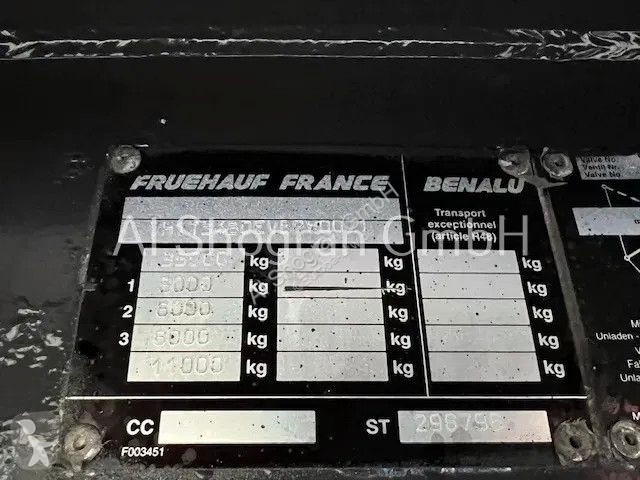 Semitrailer Benalu 3 xAchse PBW/Voll...