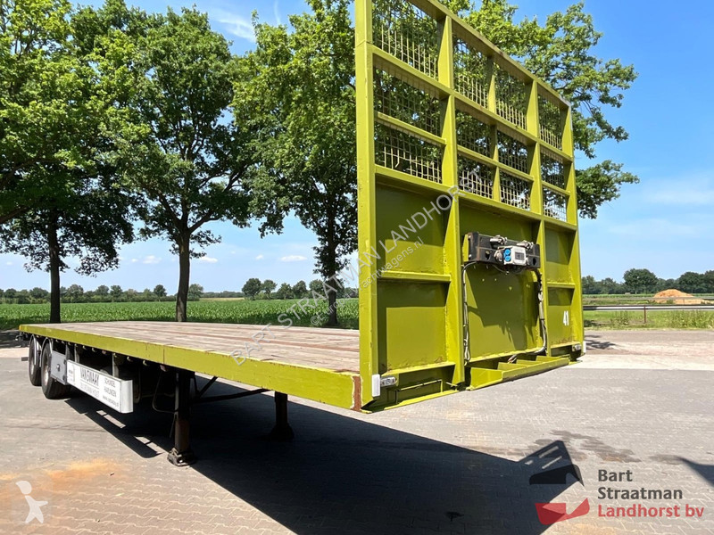 Oplegger Pacton THD 230 2 Assen vlakke trailer...