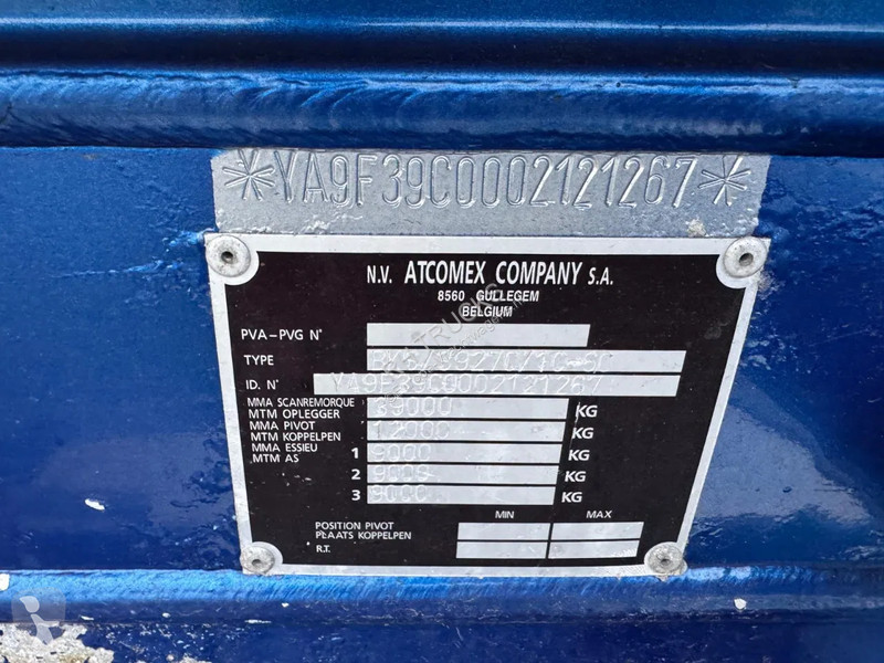 Semiremorca Atcomex 10 UNITS - 3 AXLE KIPPER...