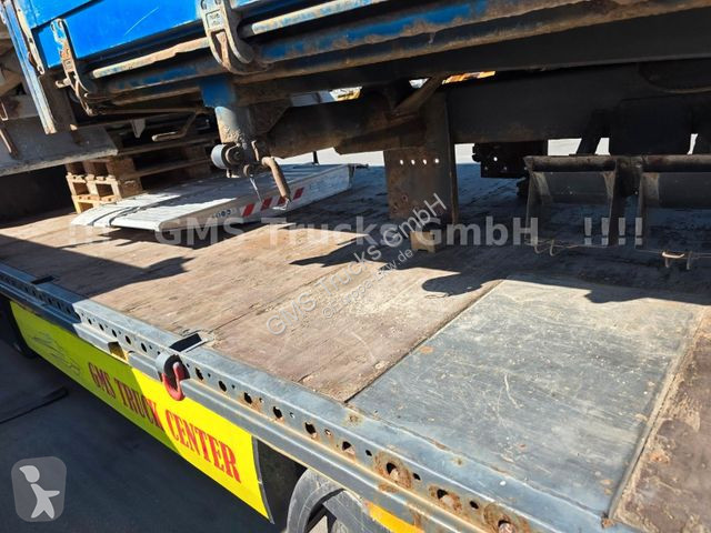 Semirimorchio Krone Tieflader Maschinen Transport
