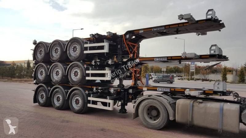 Semi remorque Serin Container Carrier...