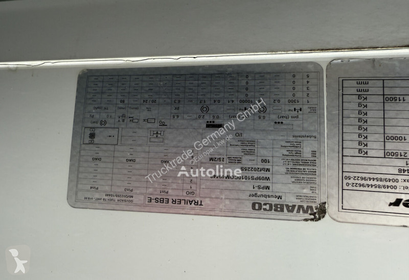 Semiremorca Meusburger MPS-1 Koffer / HB /...