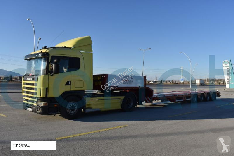 Oplegger Donat 4 axle lowbed without ramps -...