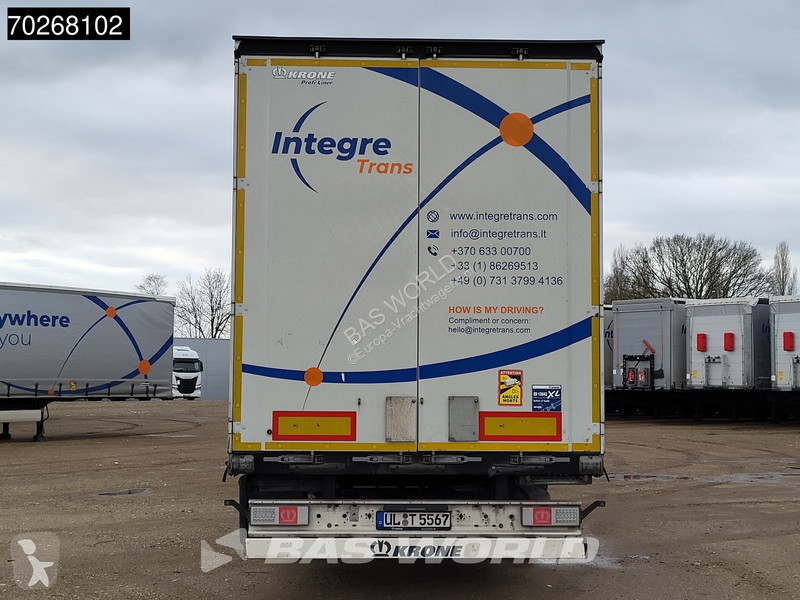 Semitrailer Krone 3 axles Anti-Vandalimus-Plane