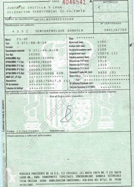 نصف مقطورة Montenegro 3 STL-48-A-1N