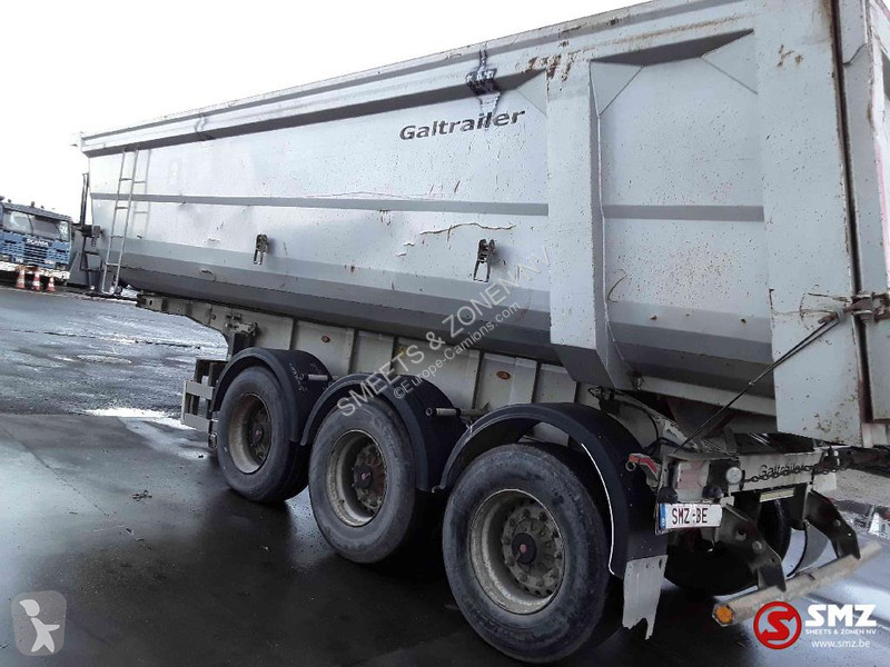 نصف مقطورة Galtrailer Oplegger Steel acier