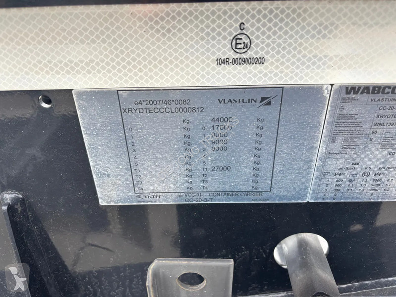 نصف مقطورة D-TEC CC-20-3-T / 20 FT ADR Tank...