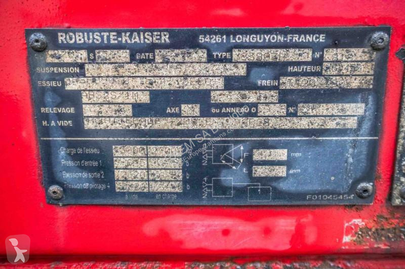 نصف مقطورة Robuste Kaiser  S3803 + HYRD. DEUR-30m3