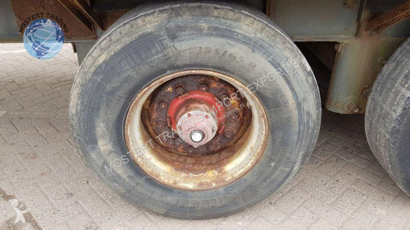 نصف مقطورة Trailor Drum Trailer 3-axle flatbed...