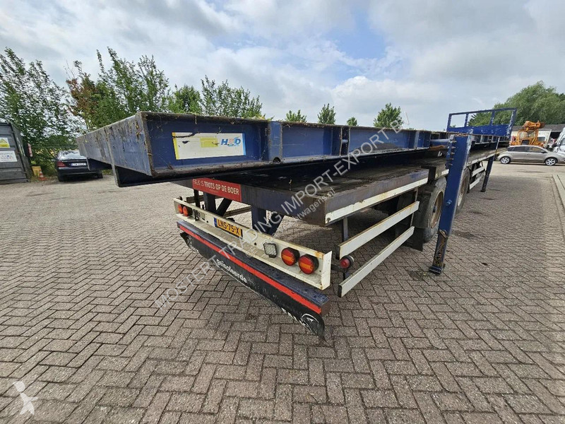 نصف مقطورة  3 Deckers 3 Flatbed Semi-Trailer -...