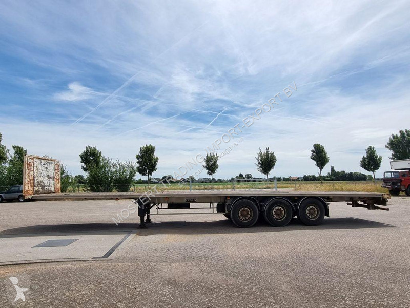 نصف مقطورة Titan Mercedes Titan 3-axle flatbed...