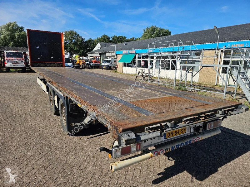 نصف مقطورة Krone N/A Krone 2-axle flatbed...