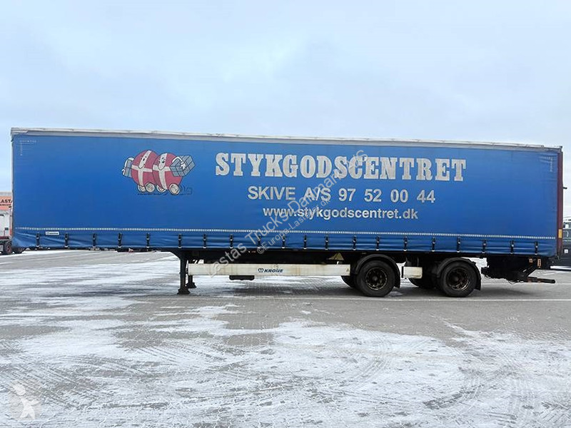 نصف مقطورة Krone Curtainsider / City-Plane LBW