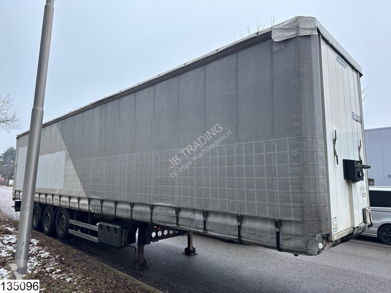 نصف مقطورة Lecitrailer Tautliner Lift axle